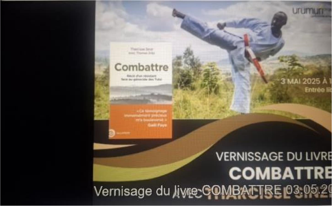 Vernissage du livre Â« Combattre Â» 3 mai 2025
